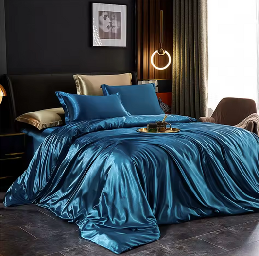 Solid Silk Bedding Set - Sangia Silks