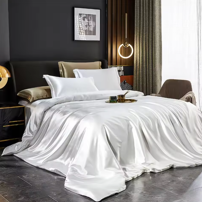 Solid Silk Bedding Set - Sangia Silks