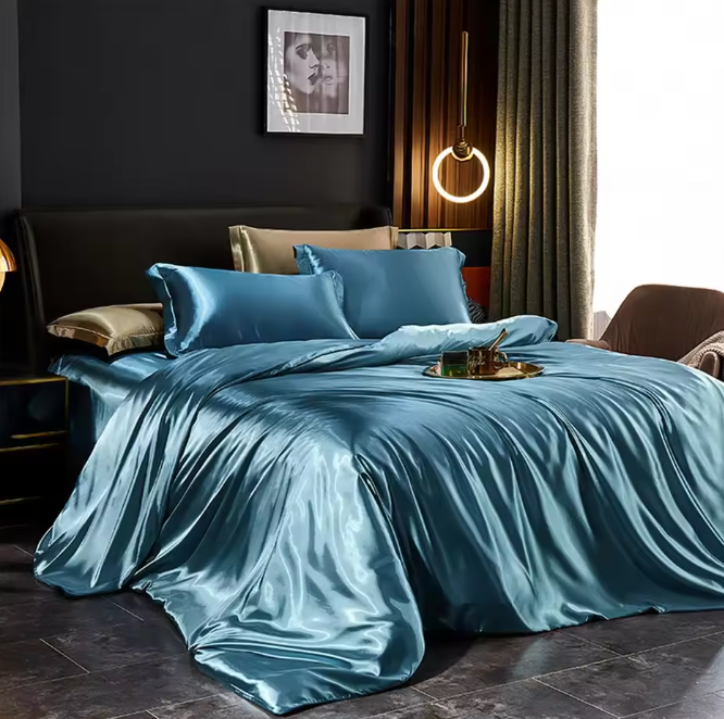Solid Silk Bedding Set - Sangia Silks