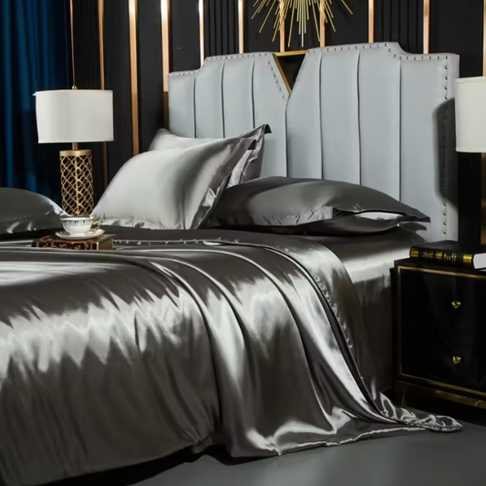 Nordic Silk Bedding Set with Duvet Cover - Sangia Silks