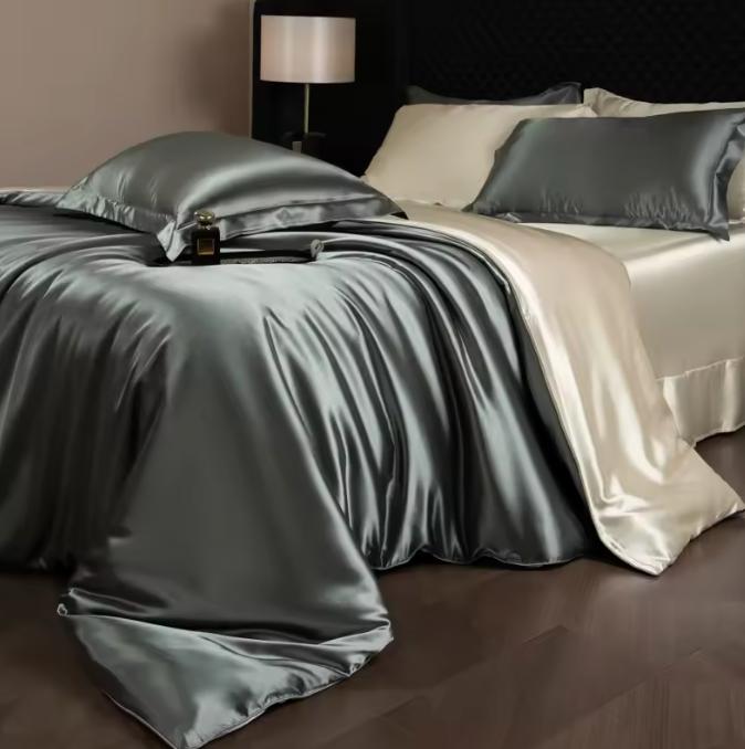 Silk Bed Sheets Set - Sangia Silks