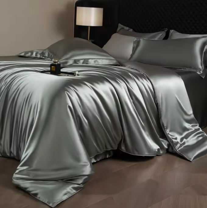 Silk Bed Sheets Set - Sangia Silks