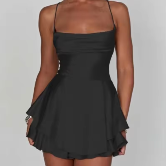 Satin Silk Women Sexy Dress - Sangia Silks