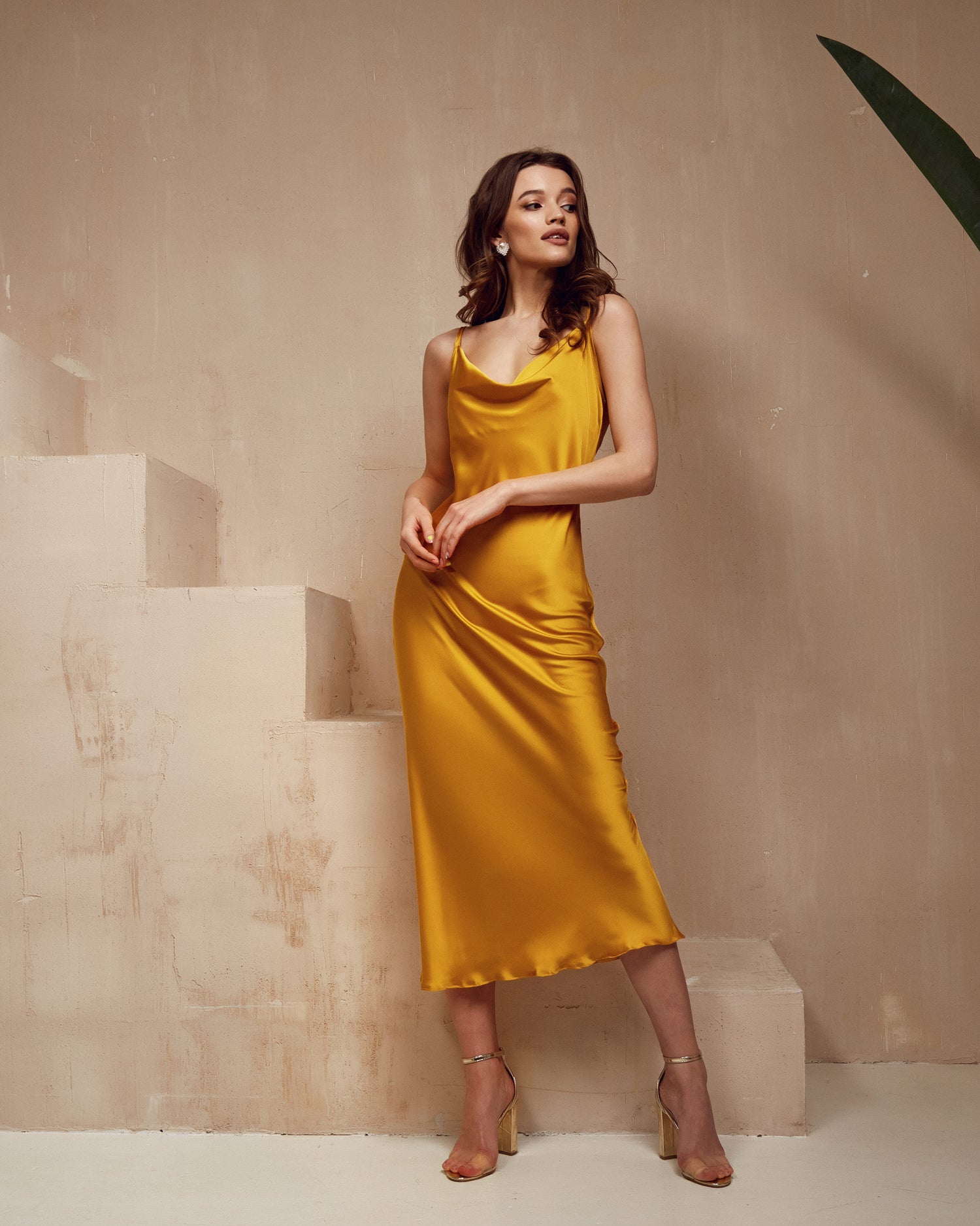 Image of woman in silk clothing