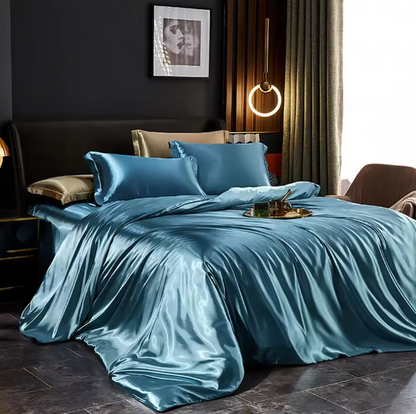 Solid Silk Bedding Set