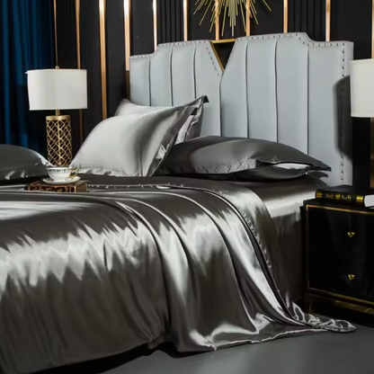 Nordic Silk Bedding Set with Duvet Cover - Sangia Silks