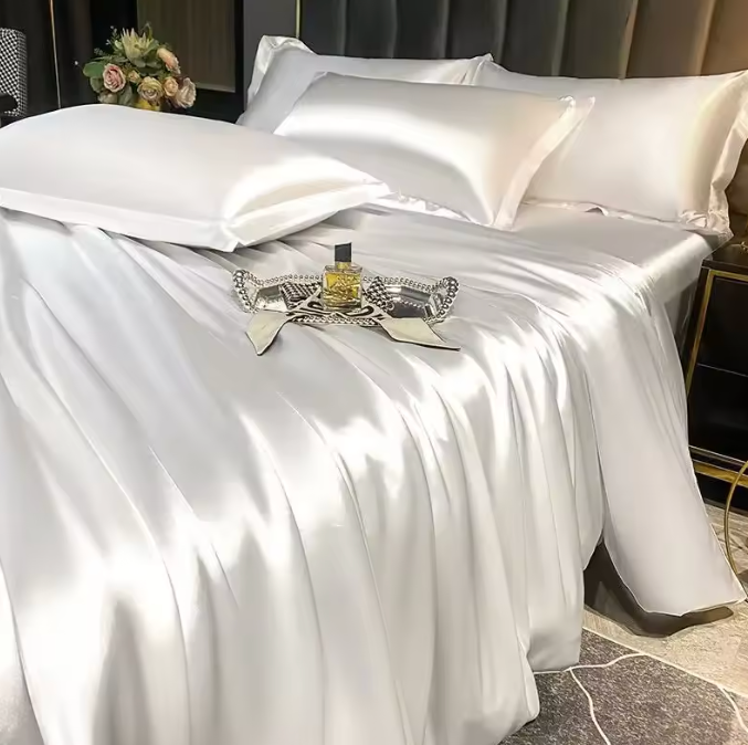 Nordic Silk Bedding Set with Duvet Cover - Sangia Silks