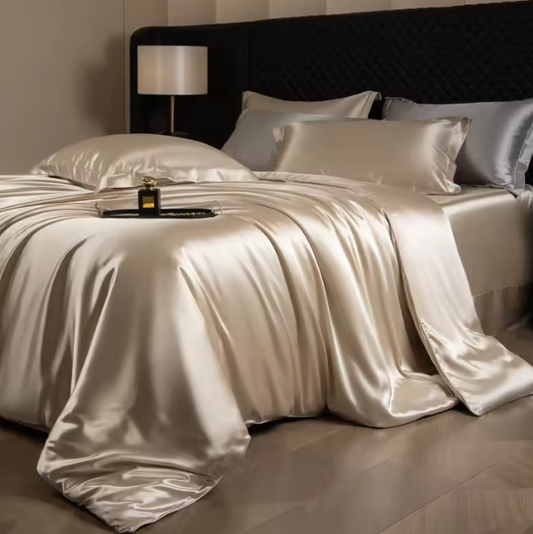 Silk Bed Sheets Set
