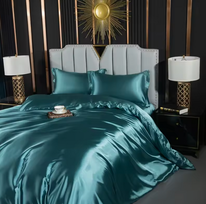 Solid Silk Bedding Set