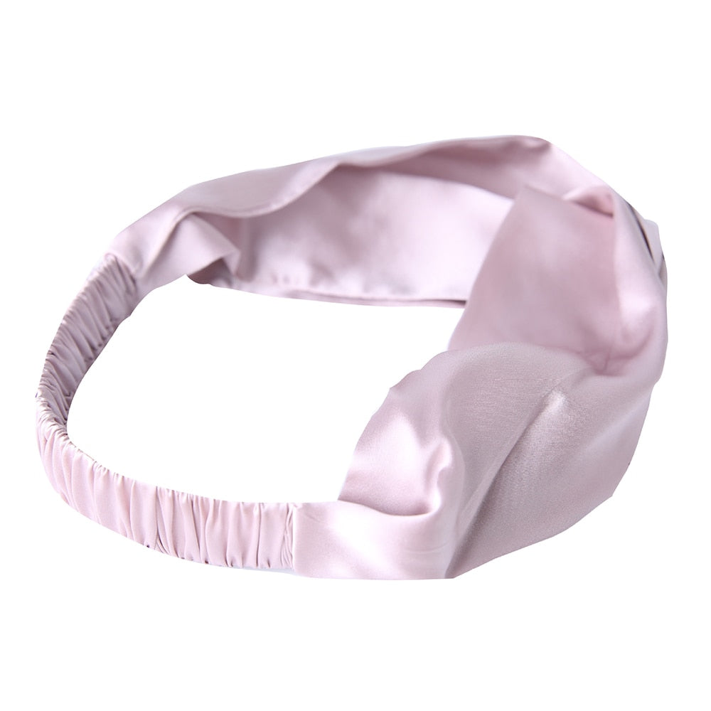 Mulberry Silk Elastic Headband - Sangia Silks