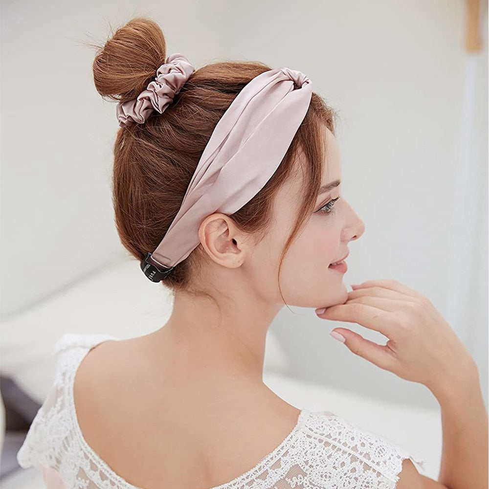 Mulberry Silk Elastic Headband - Sangia Silks