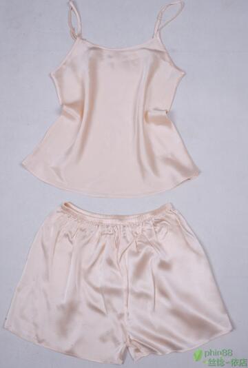 Natural Mulberry Silk Shorts Pajama Set - Sangia Silks