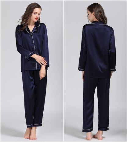 100% Pure Silk Women Pajama Set - Sangia Silks