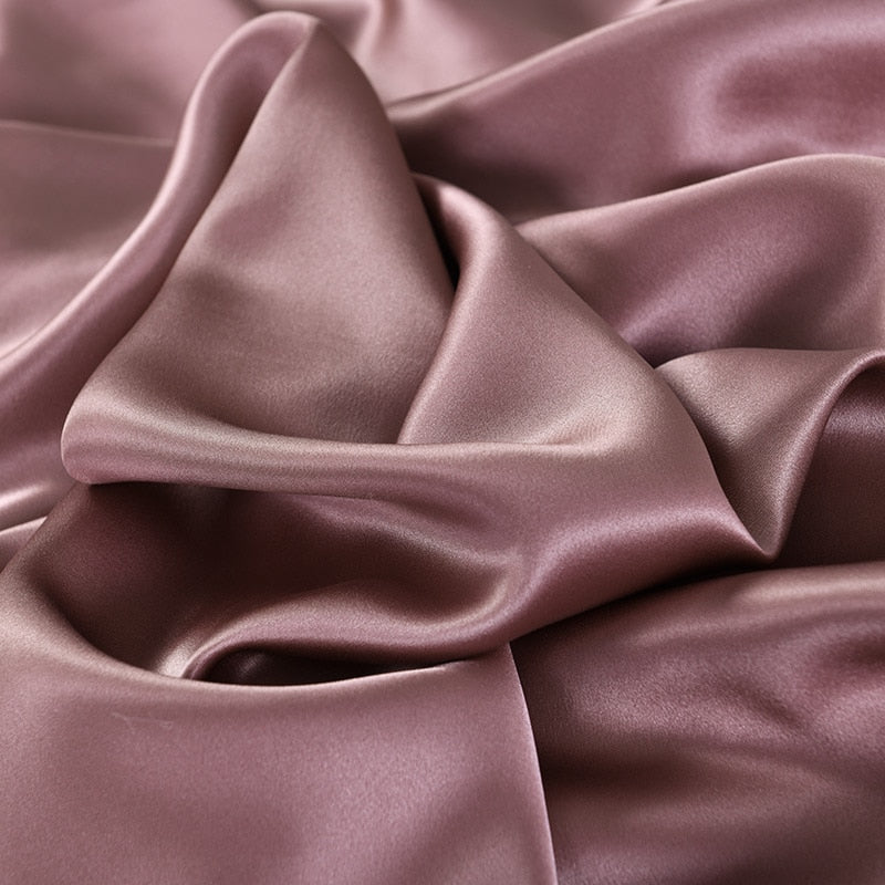 100% Mulberry Stain Silk Fabric Bedding - Sangia Silks