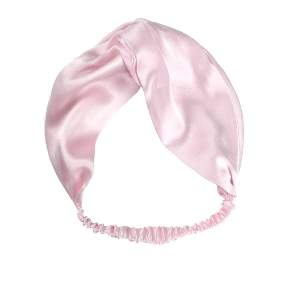 Mulberry Silk Elastic Headband - Sangia Silks