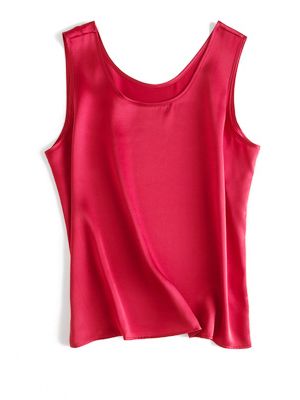 Women Basic Cozy Silk Tank - Sangia Silks