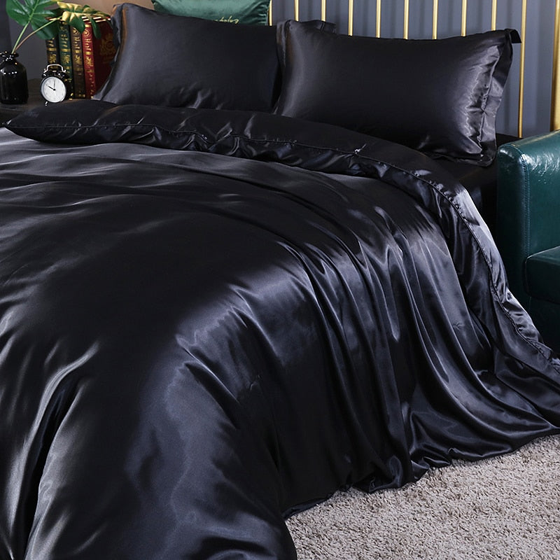 Mulberry Silk Bedding Set with Duvet Cover - Sangia Silks