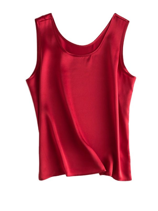 Women Basic Cozy Silk Tank - Sangia Silks