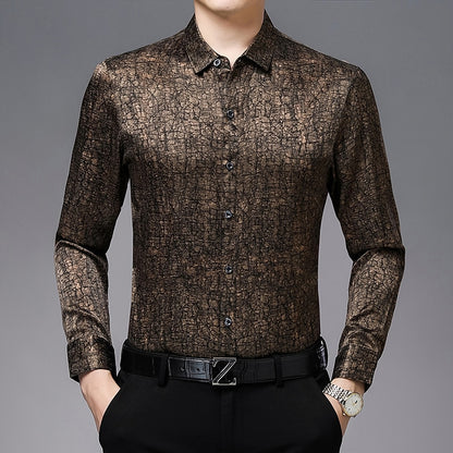 Mulberry Silk Shirt Men's Luxury  Shirt - Sangia Silks