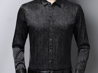 Mulberry Silk Shirt Men's Luxury  Shirt - Sangia Silks