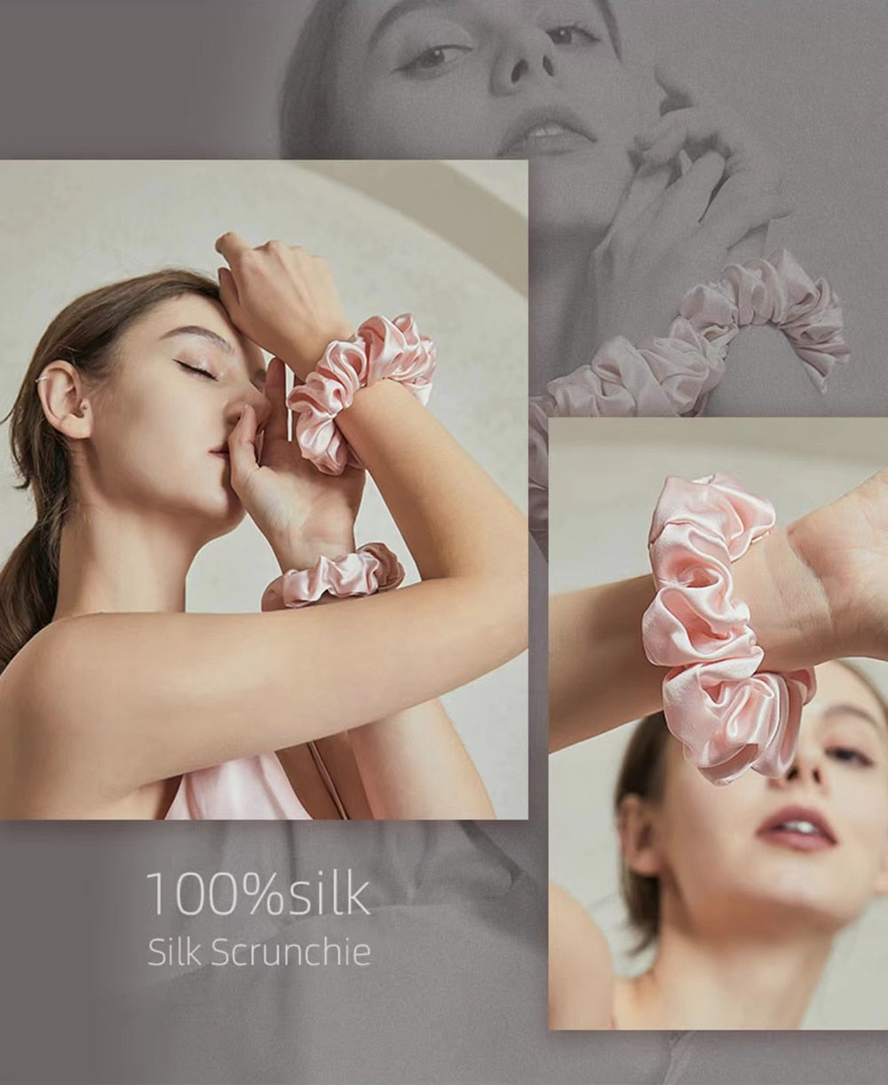 100% Pure Mulberry Silk Scrunchies - Sangia Silks