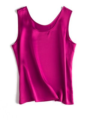 Women Basic Cozy Silk Tank - Sangia Silks